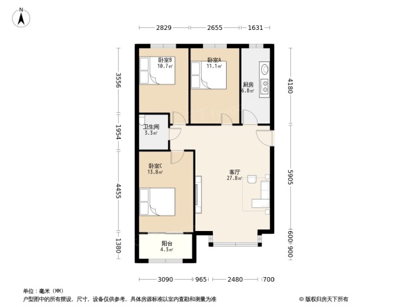 栗水清苑户型图