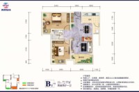 一期一号楼B2户型图