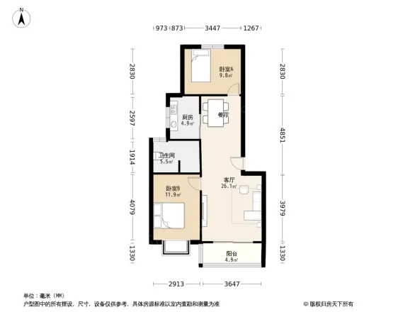 润地玉苑户型图
