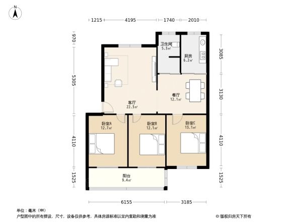 美华新村户型图