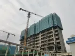 8#在建楼栋东南侧远观