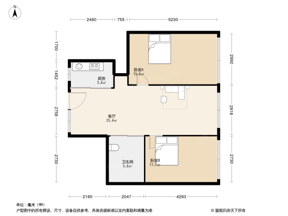 明发新城中心户型图