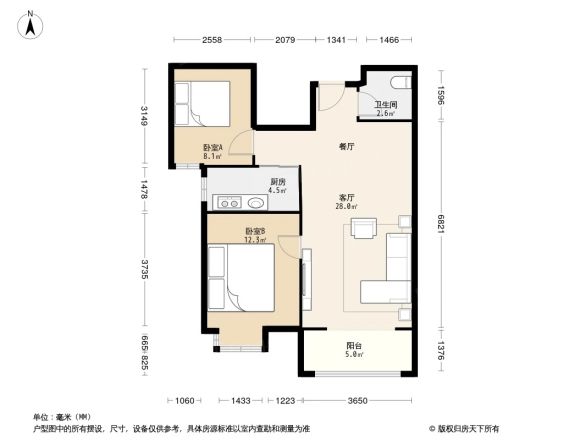 御河湾户型图