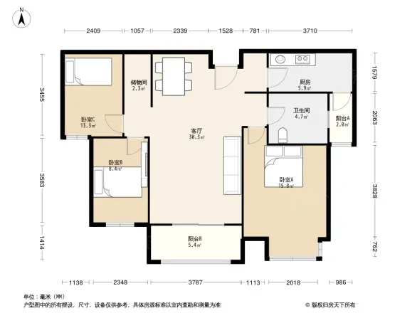 熊猫汇智家园户型图