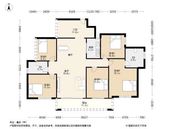 东葛汇贤居户型图