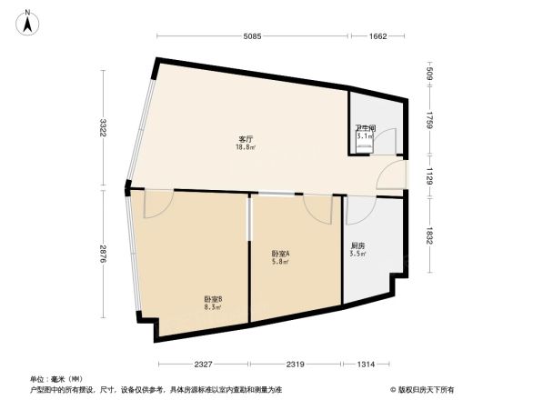 桔尚公寓户型图