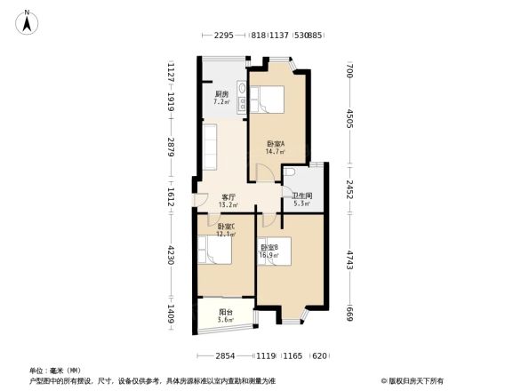 京东小区G区户型图