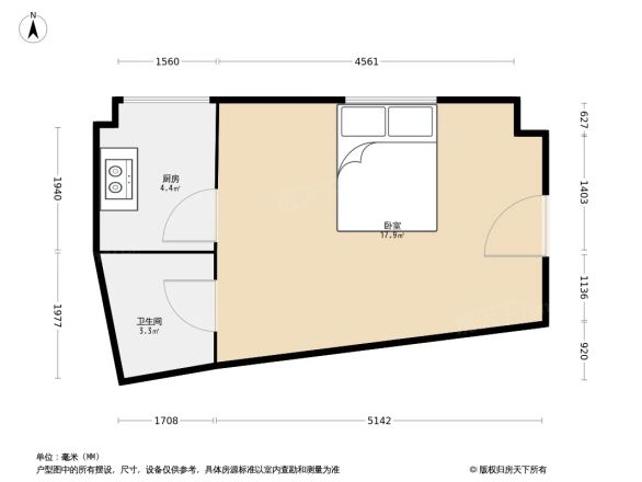 桔尚公寓户型图