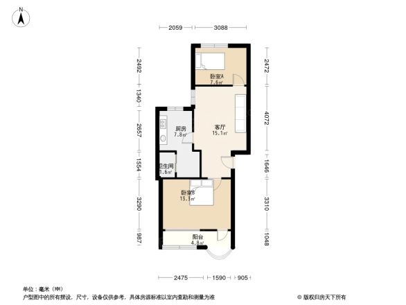 京东小区G区户型图