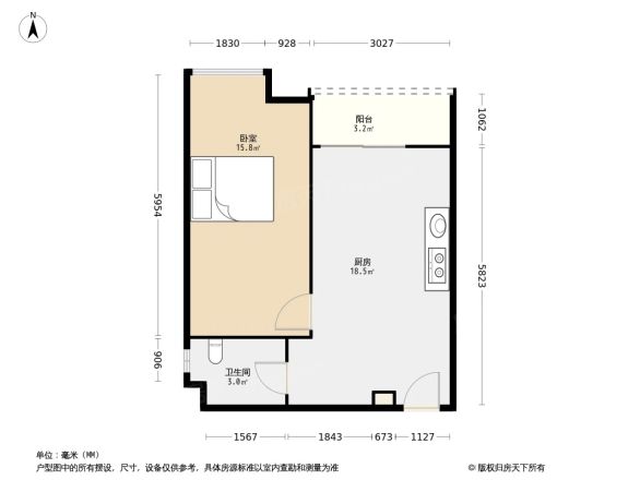 希尔顿阳光户型图