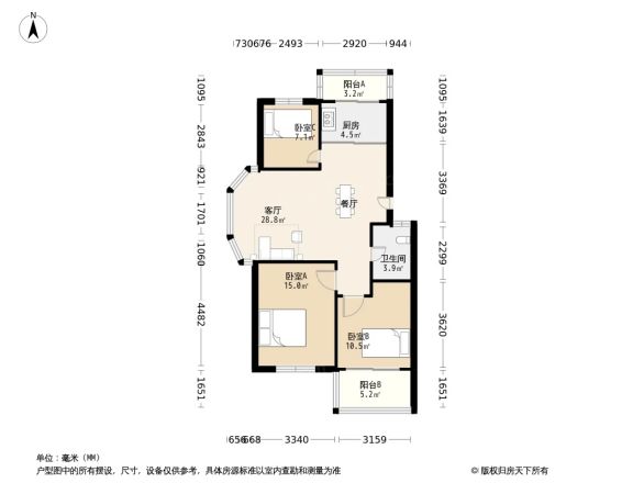 金湾华庭小区户型图