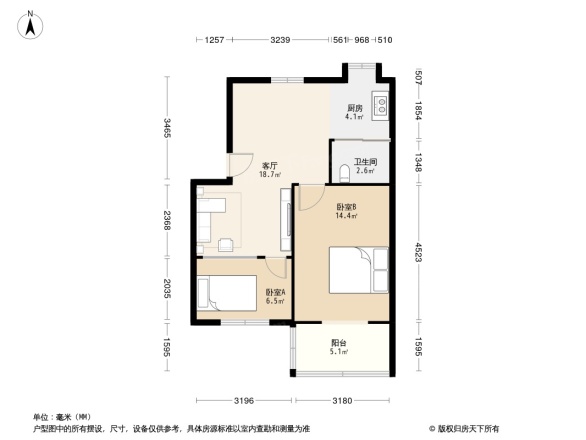 汽轮四村户型图