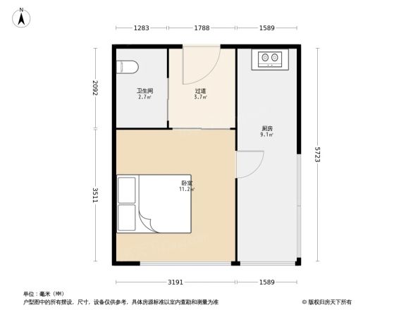 方圆中心户型图
