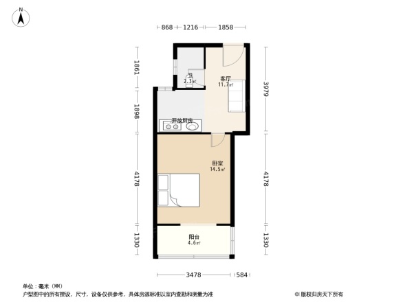 厅后街小区户型图