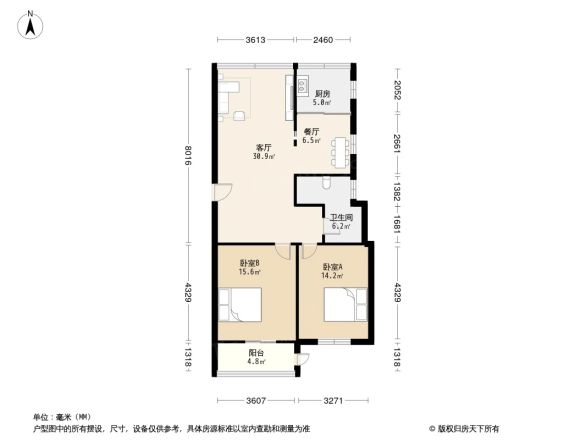 西楹水岸户型图