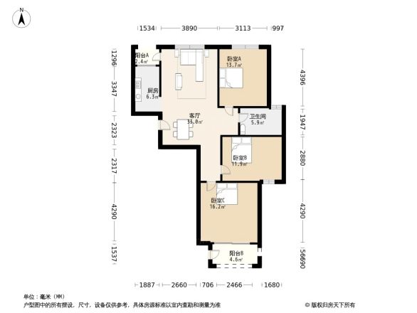 宁南桂苑户型图