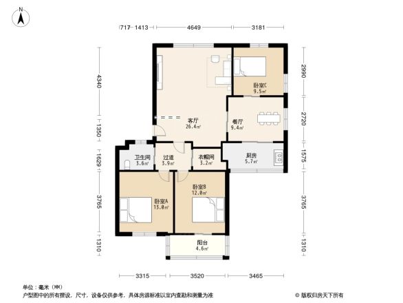 通达小区户型图