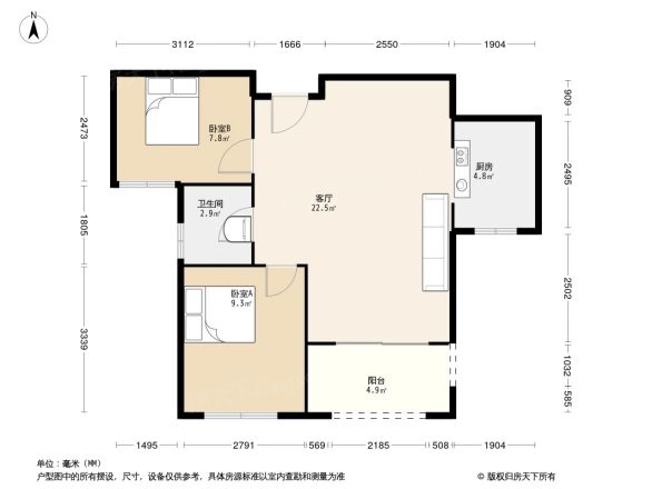 宁南桂苑户型图