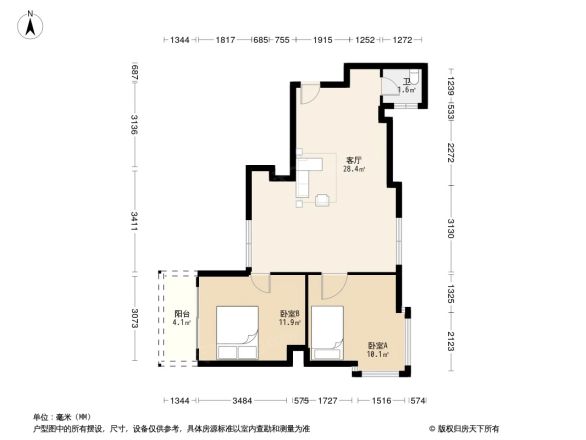 钻石年代户型图