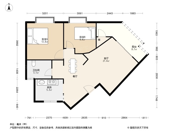 翠岭居户型图