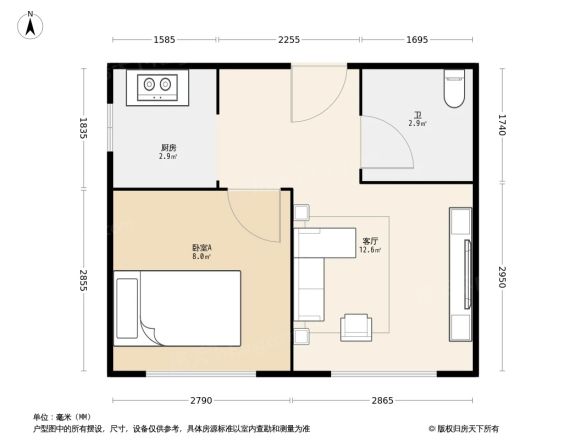 中梁泊景庭户型图