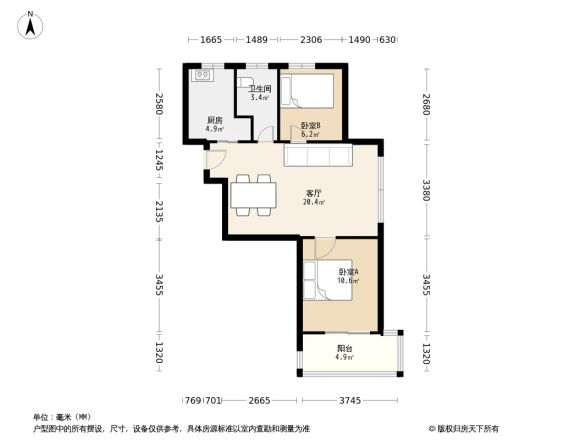 汇嘉新园户型图