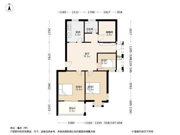 葑盛昉户型图