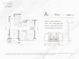 万科金域光年3室2厅1厨1卫建面91.00㎡