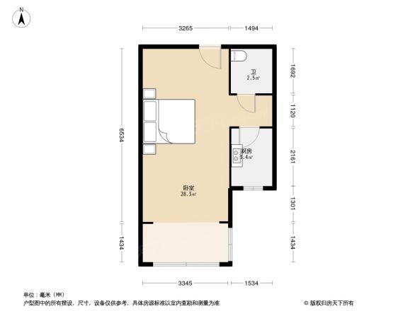 山海丽景户型图