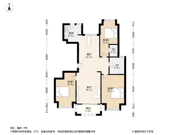 雅戈尔东海府户型图