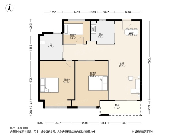 新外滩1号户型图