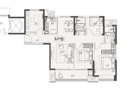 东湖上璟4室2厅1厨2卫建面133.0㎡