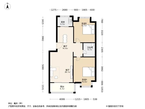 洪都花园户型图
