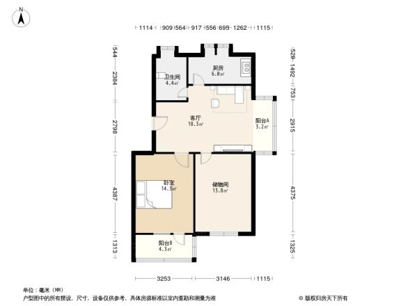 将军二园户型图
