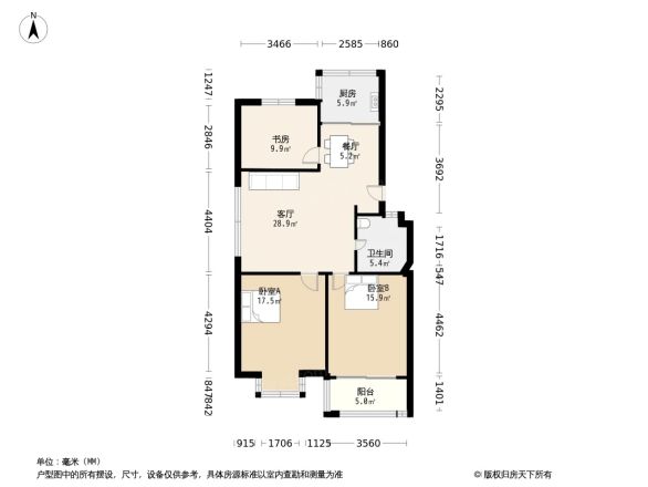 东城水岸户型图