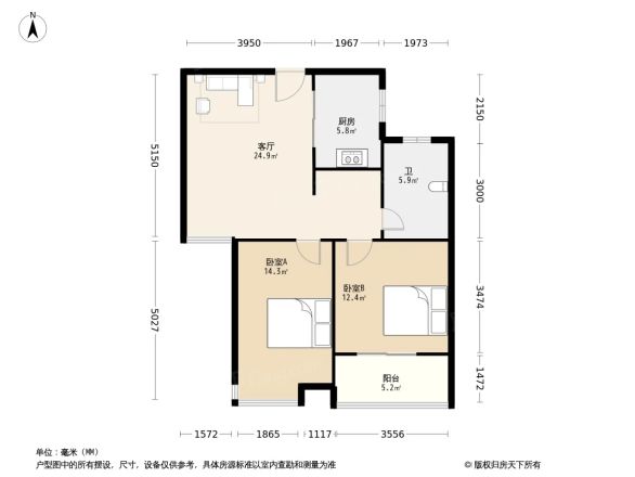 楠悦嘉园户型图