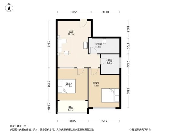 裕龙檀顶山户型图