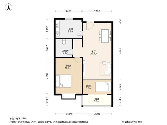 黄海缘居户型图