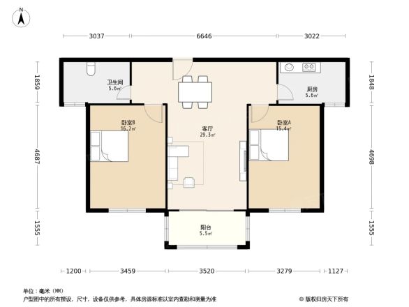 幸福新居户型图