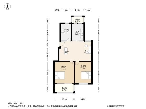 幸福新居户型图