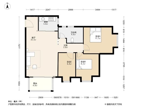 梧桐苑户型图