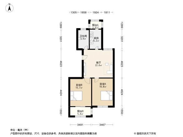 幸福人家户型图