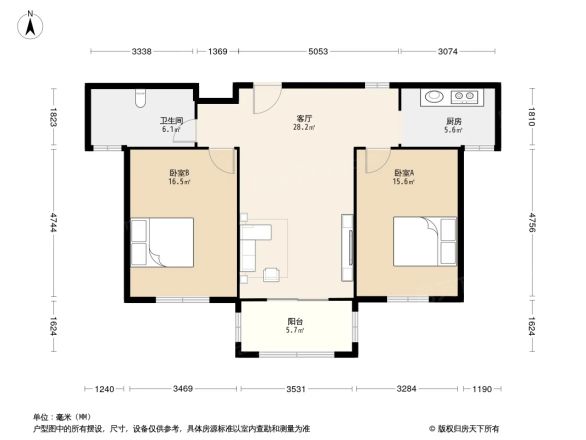 幸福人家户型图