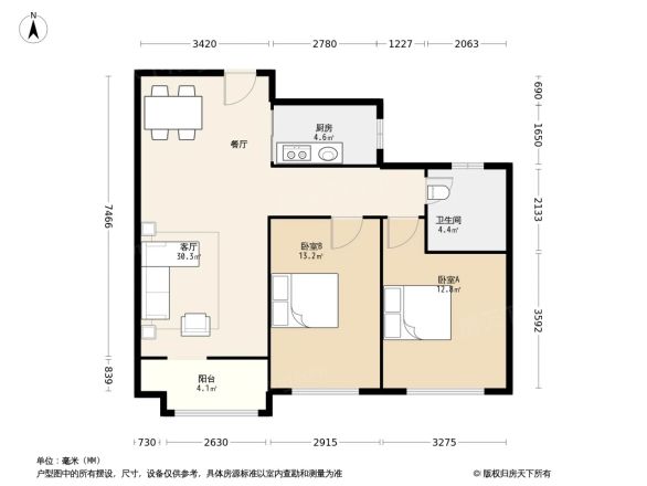 山景水岸户型图