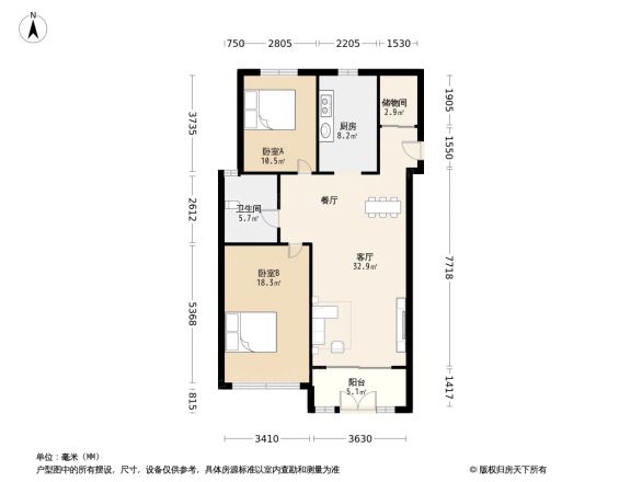 山景水岸户型图