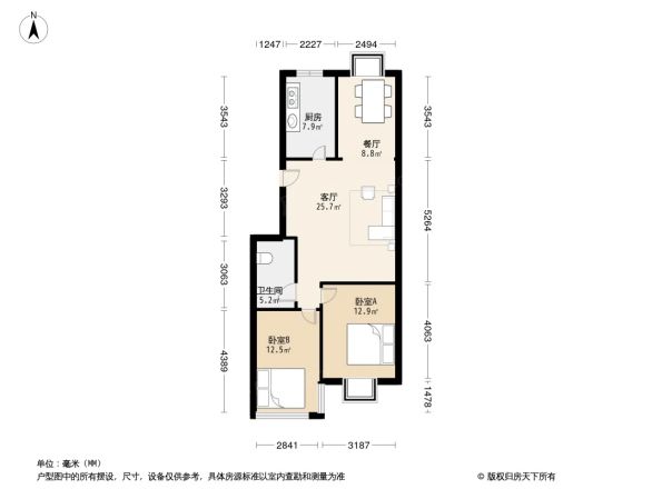 黄海缘居户型图