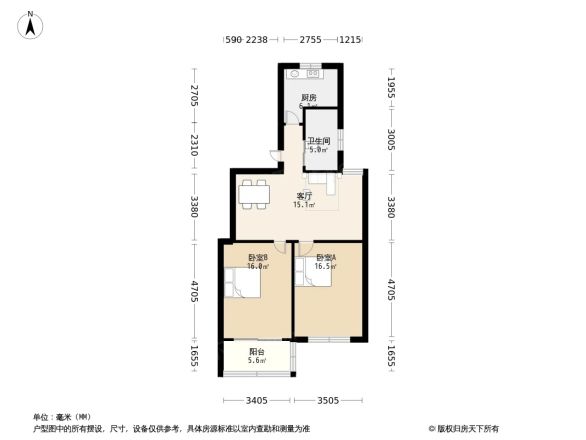 朝阳公寓户型图