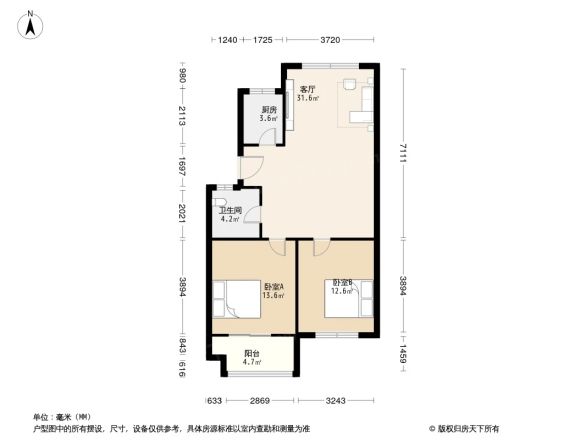 水岸丽园户型图