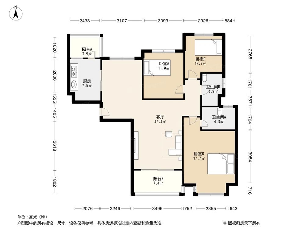 相似户型图