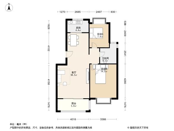 徐汇新城户型图